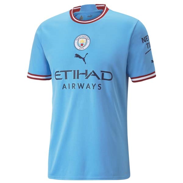 Camiseta Manchester City Replica Primera Ropa 2022/23